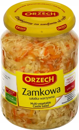 Levně 5 x Ořechový zámkový zeleninový salát 670 g