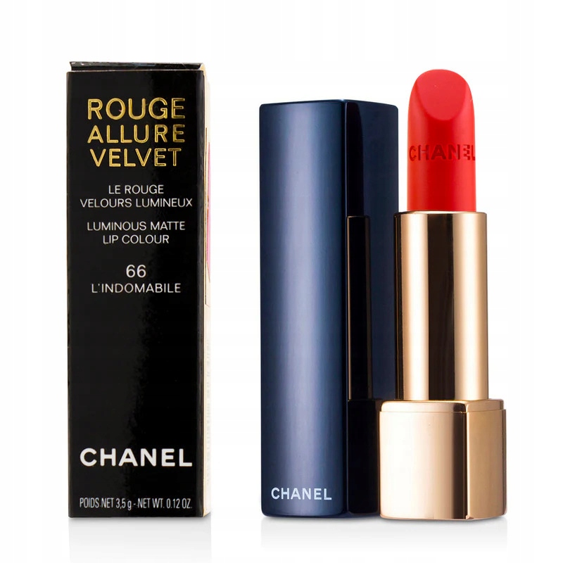 Chanel Rouge Allure Velvet Lip Colour Matná rtěnka 66 L'Indomabile 3,5 g