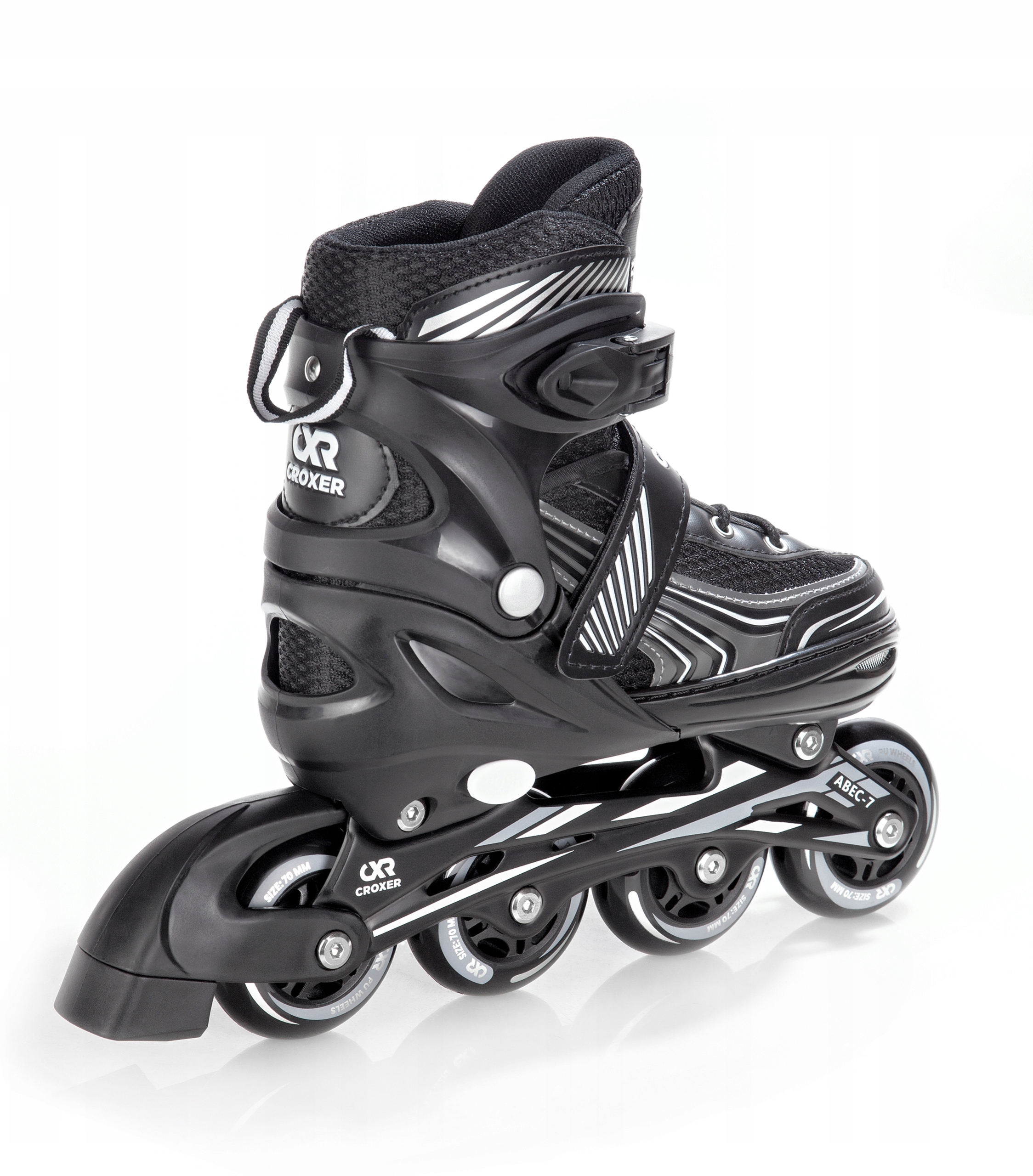 Rolki Łyżwy figurowe 2w1 Regulowane Croxer Optima Black 39-42 Marka Croxer