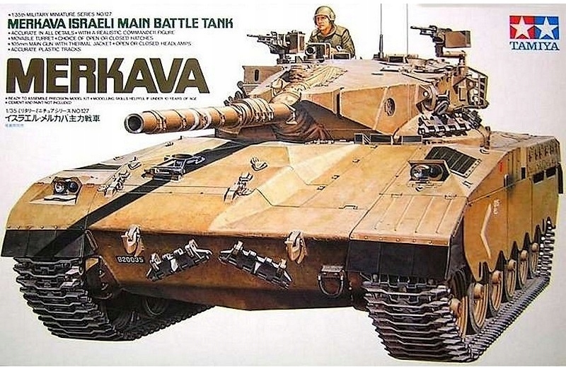 1:35 Tamiya 35127 Izrael Merkava Mbt+