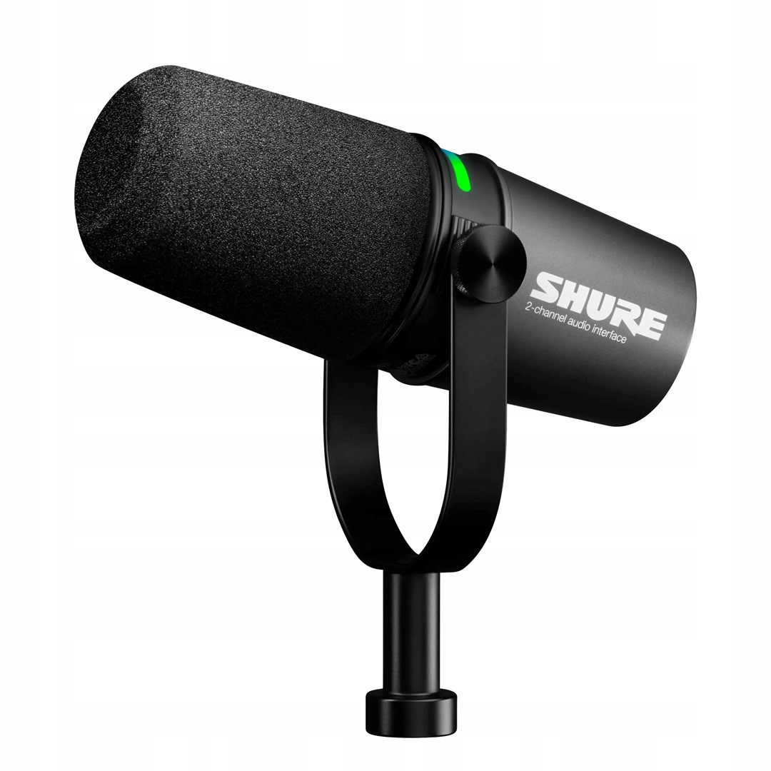 Shure MV7i mikrofon dynamiczny z interfejsem i wejściem combo (XLR/JACK)