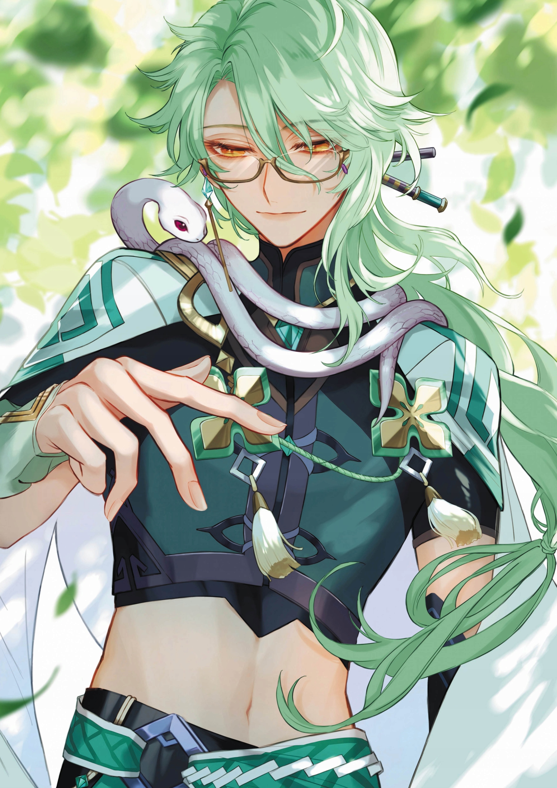 

Plakat A3 Genshin Impact Anime Gra Baizhu