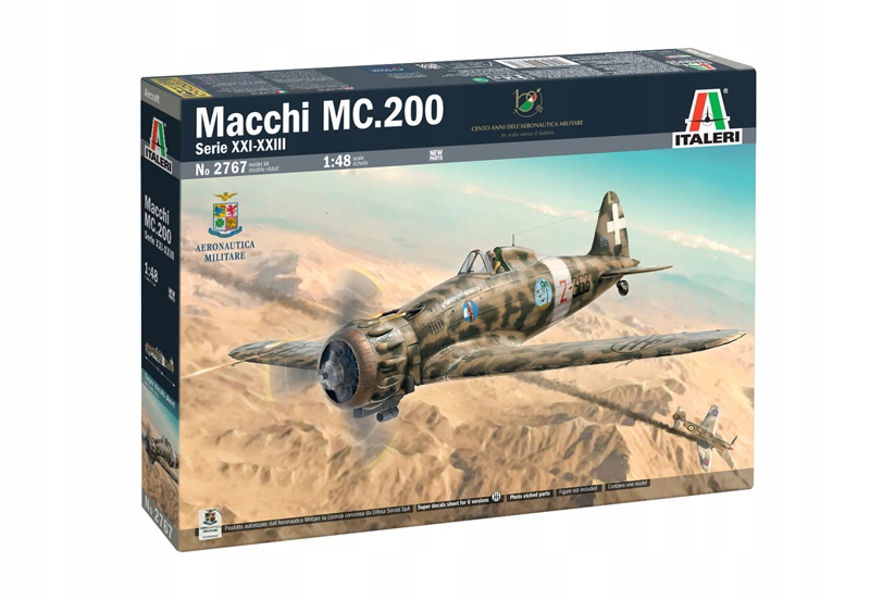 Italeri 2767 Myśliwiec Macchi MC.200 Series XXI-XXIII model samolotu 1/48