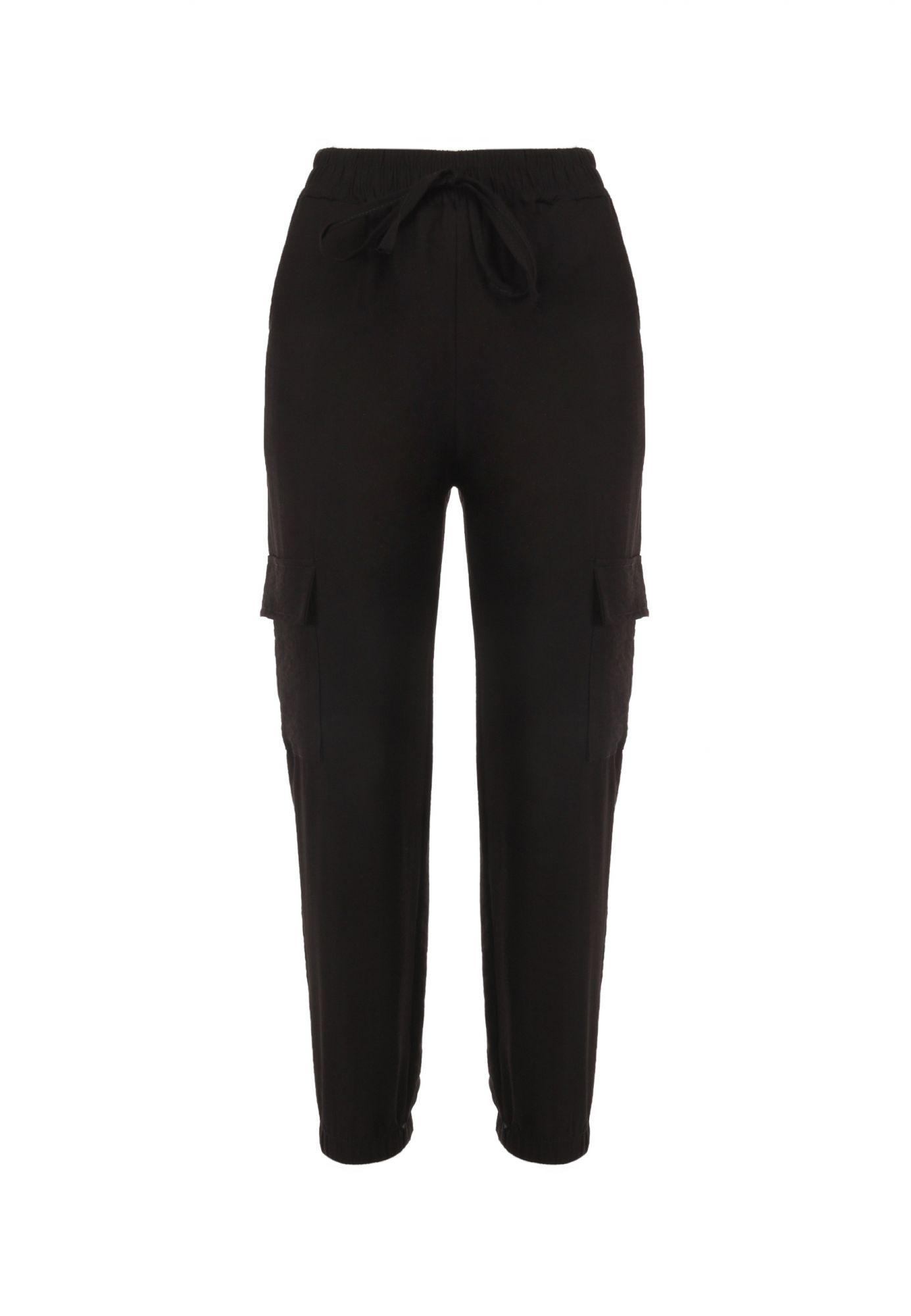 

Renee Czarne Spodnie damskie XXL/XXXL