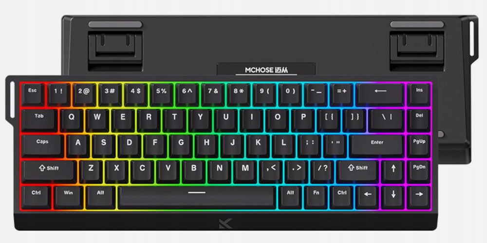 Klawiatura gamingowa magnetyczna Mchose Ace 68 czarna