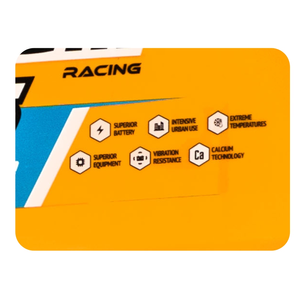 Akumulator Grom Racing 45Ah 450A EN PRAWY PLUS Model Racing