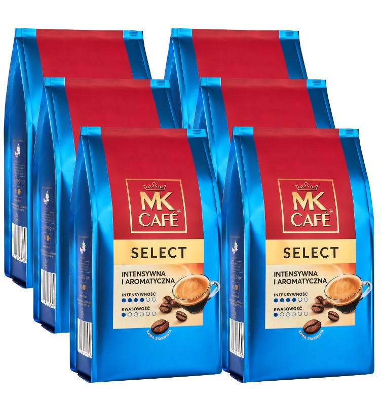 Levně Káva zrnková Mk Cafe Select 6x1 kg
