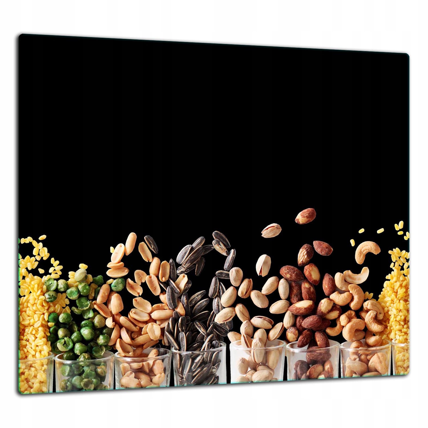 Skleněná Ochranná Deska Panel Lepidlo 65x60 Koření Lacobel 7v1
