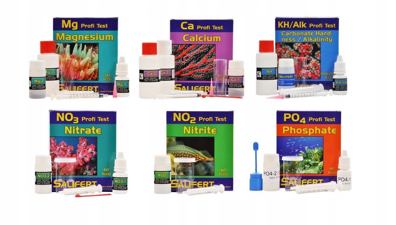 Levně Salifert – sada 6 akvaristických testů