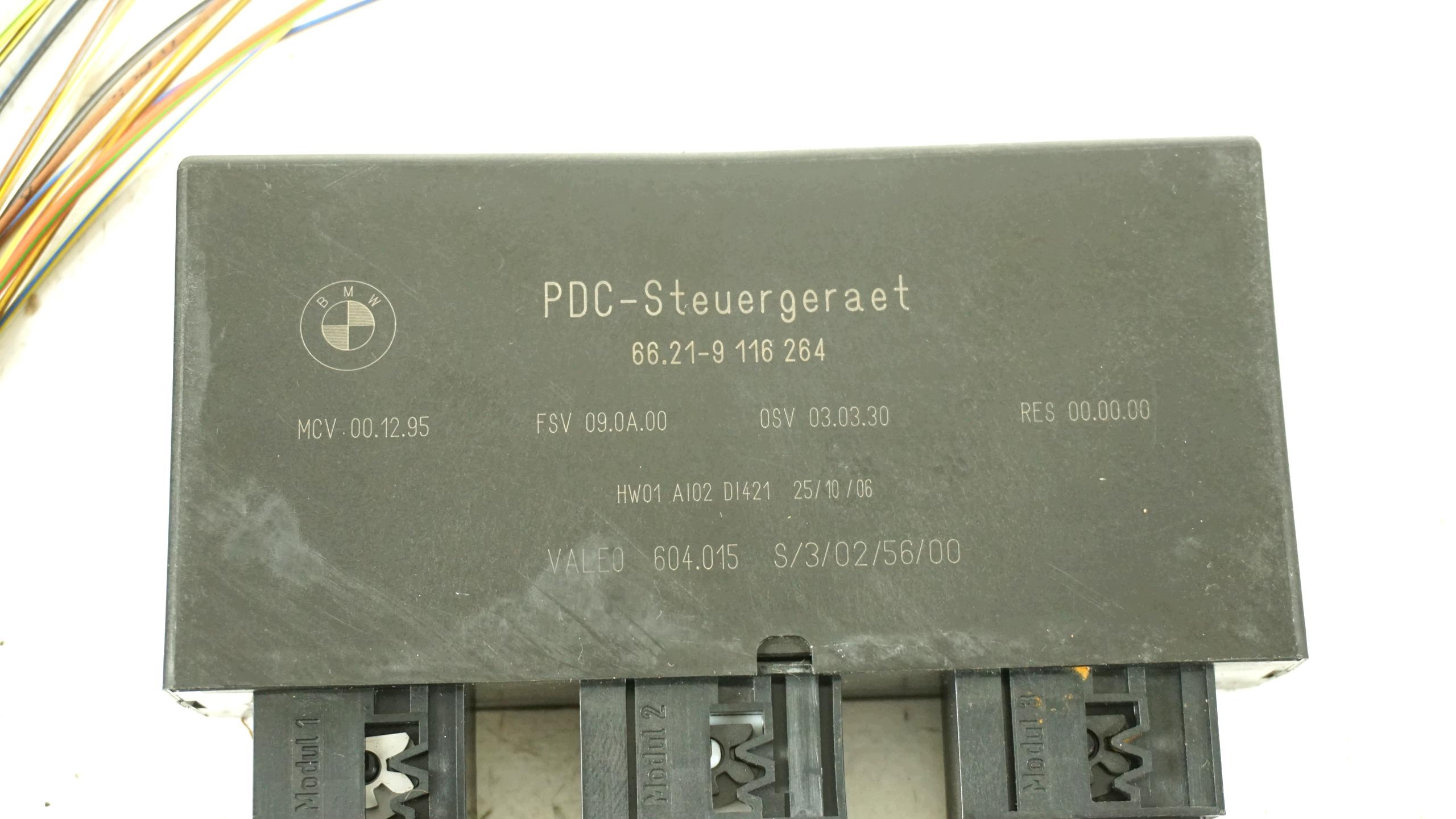 modulo Centralina CZUJNIKOW parcheggio BMW 5 E60 E61 9116264 66.21-9116264
