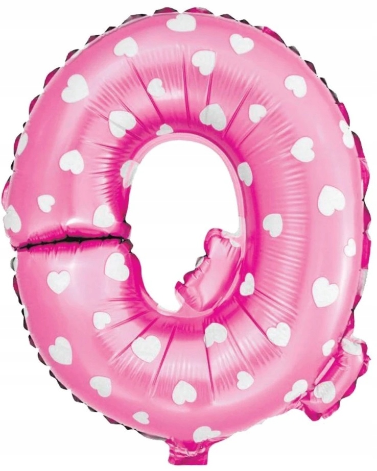 

Balon Litera Q Różowy foliowy 80cm na urodziny
