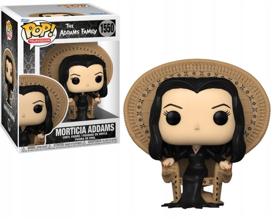 Funko Pop! Addamsova rodina Deluxe1550 Morticia v křesle ve středu