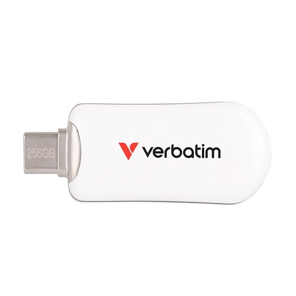 Verbatim Usb flash disk, Usb C, 256 Gb, Plectra, bílý, 30230, Usb C