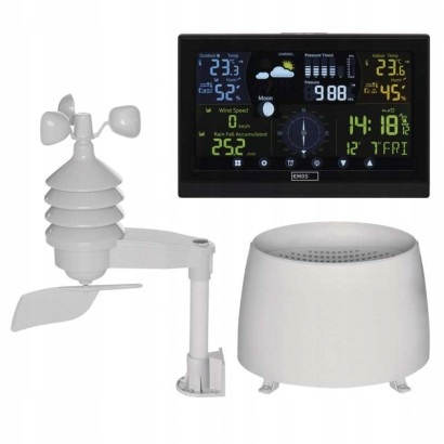 Stacja pogodowa wyświetlacz 3xAAA E6016 EMOS Kod producenta E6016