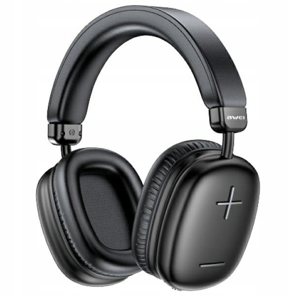 Awei Bluetooth sluchátka do uší AT6 černá/černá