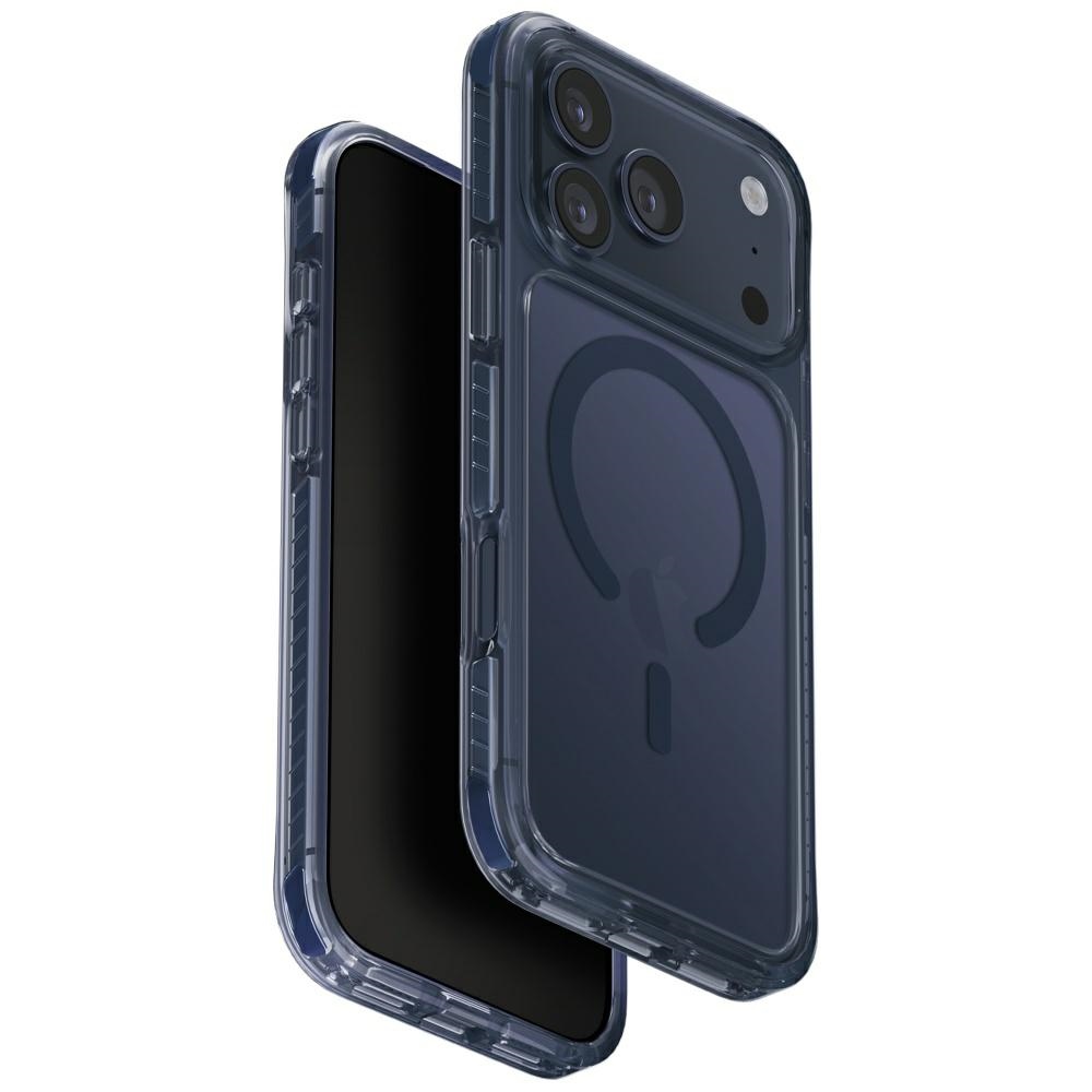 Pouzdro Uniq Combat pro iPhone 17 Pro Max Magclick Charging, modré