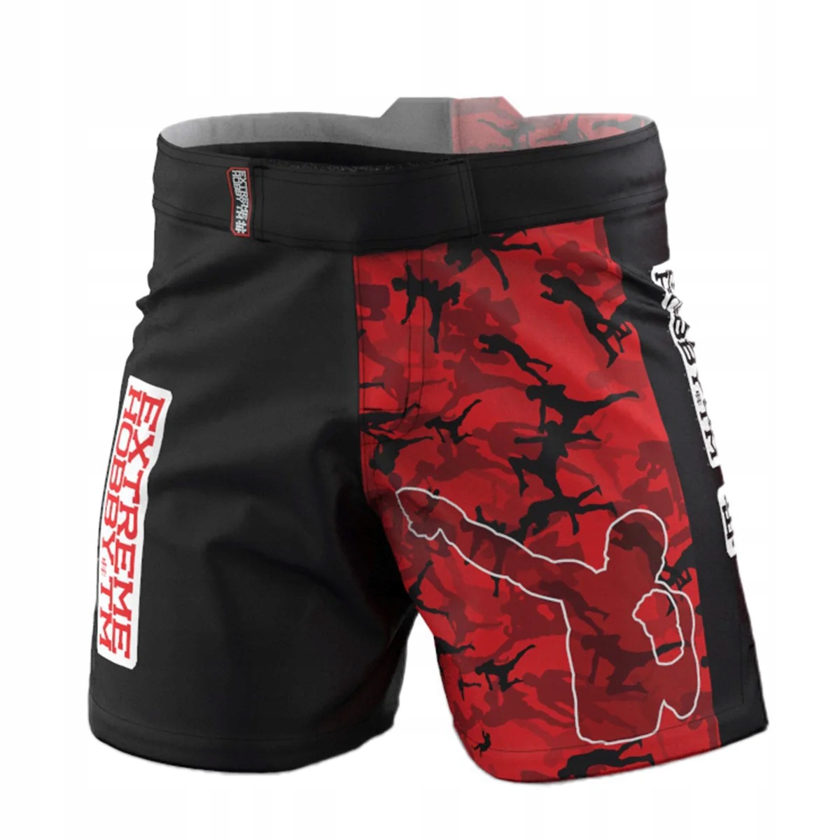 Extreme Hobby Kraťasy Mma Athletic Red Warrior Black/Red XL