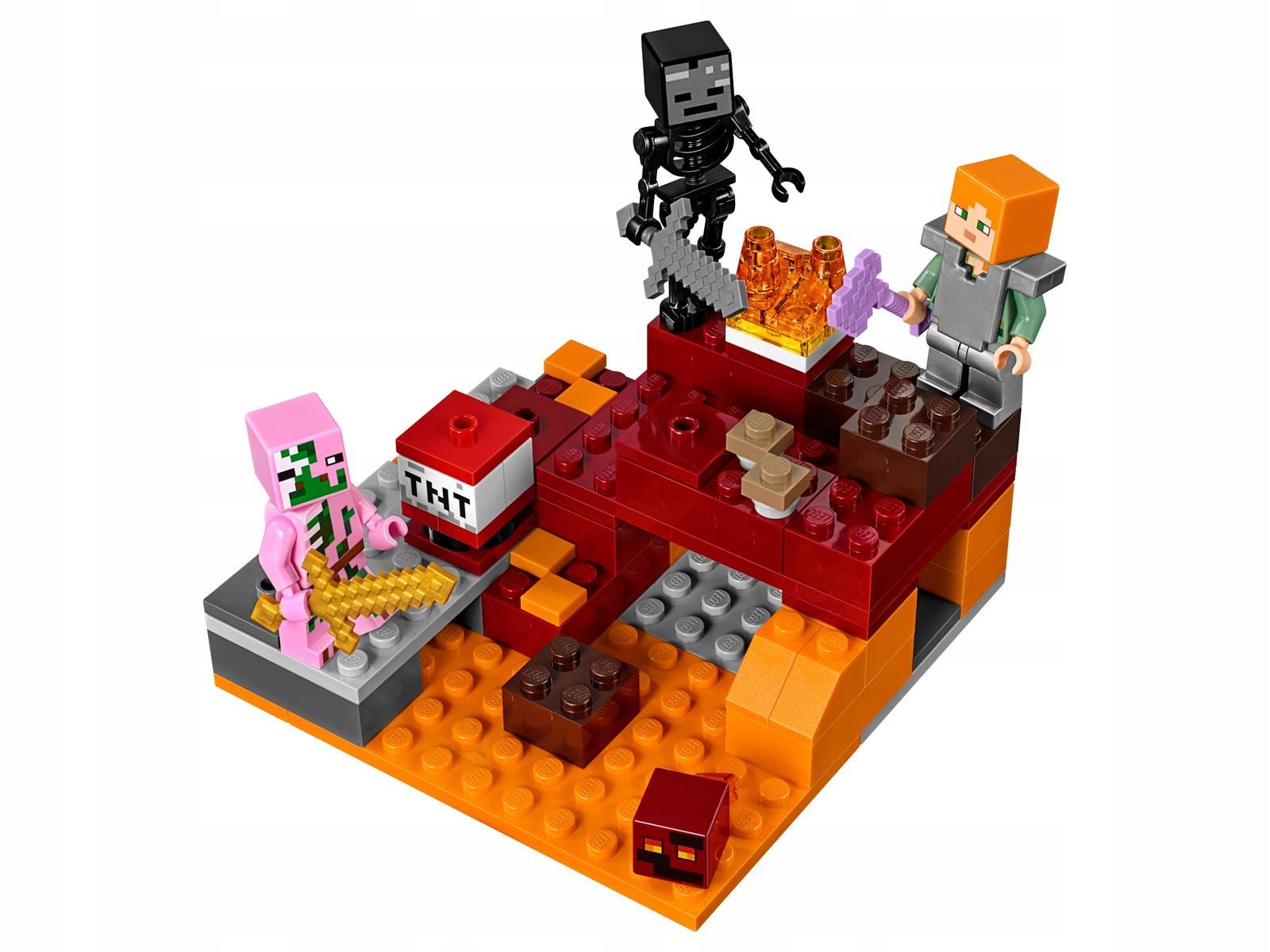 LEGO Minecraft 21139 - Walka w Netherze FV Marka LEGO