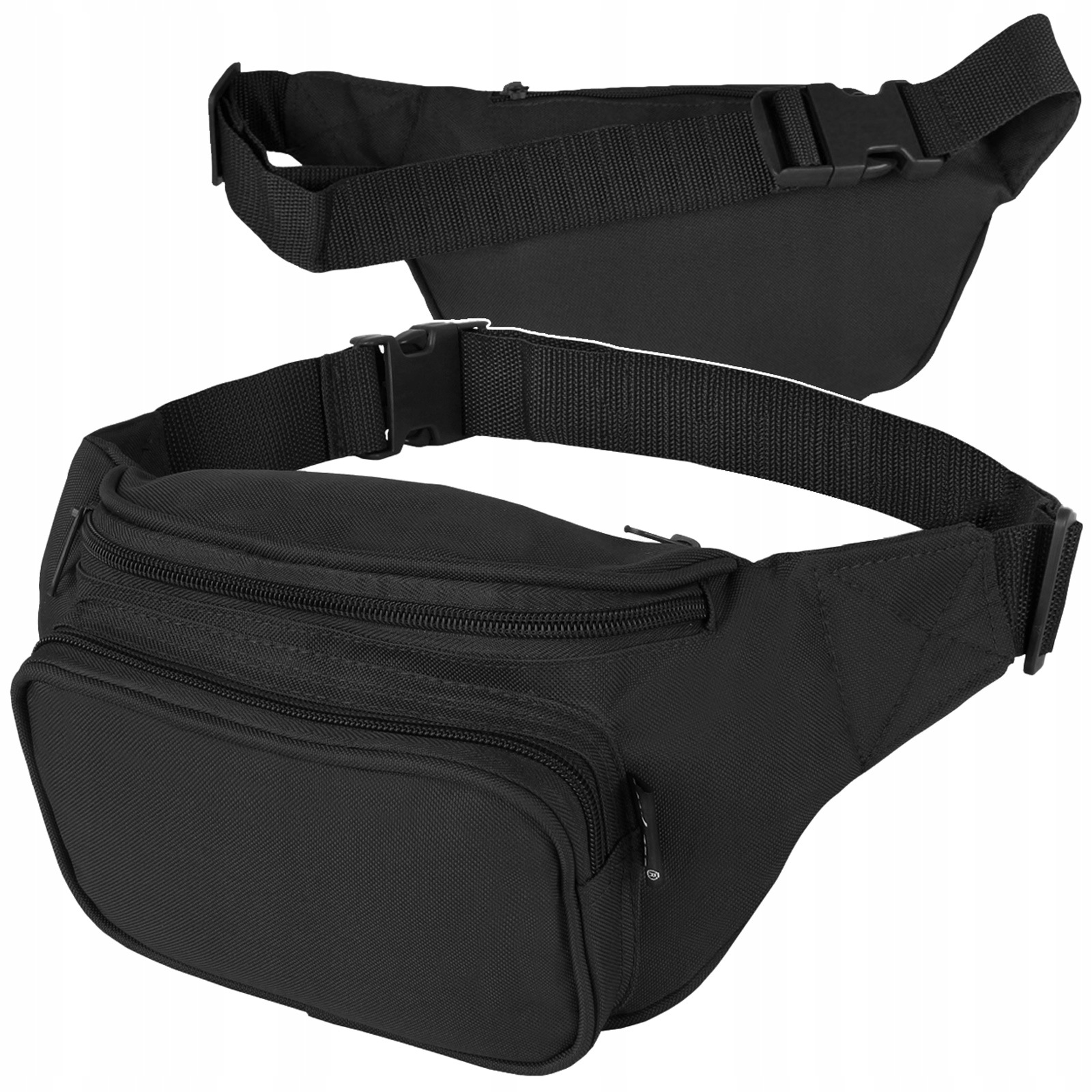 Saszetka nerka torba biodrowa turystyczna Mil-Tec Fanny Pack czarna +gr.
