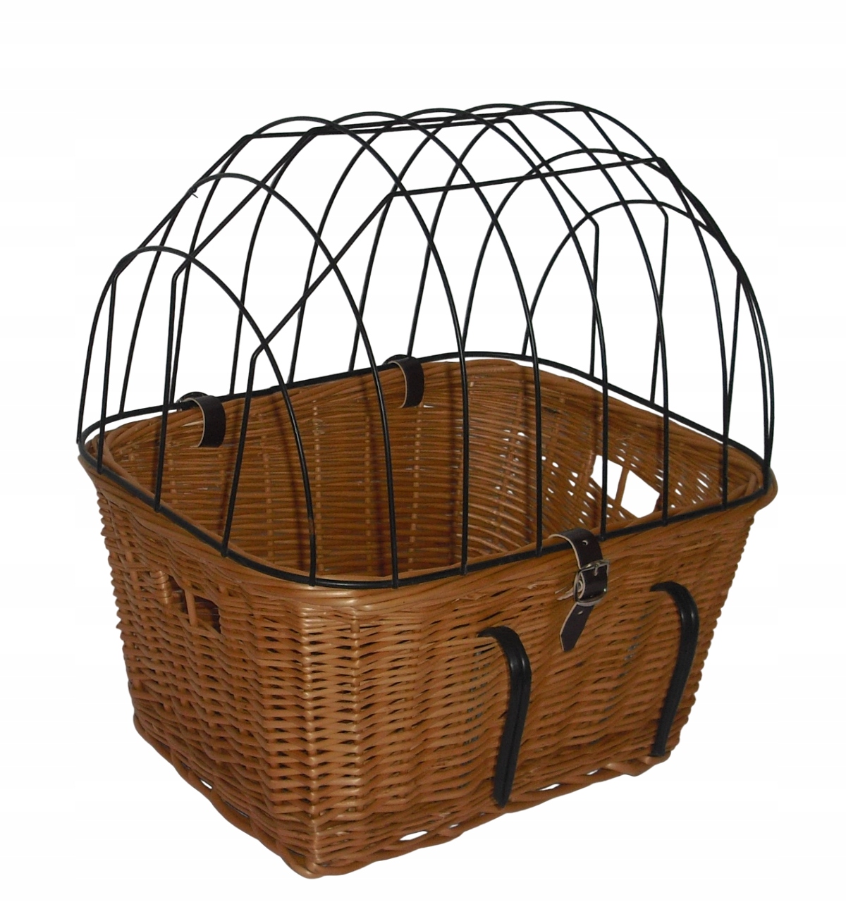 Wiklinowy koszyk na rower dla Psa-kota do 10kg