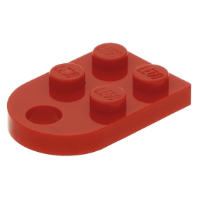 

Lego Płytka 2 x 3 z otworem 3176 Czerwona Nowa