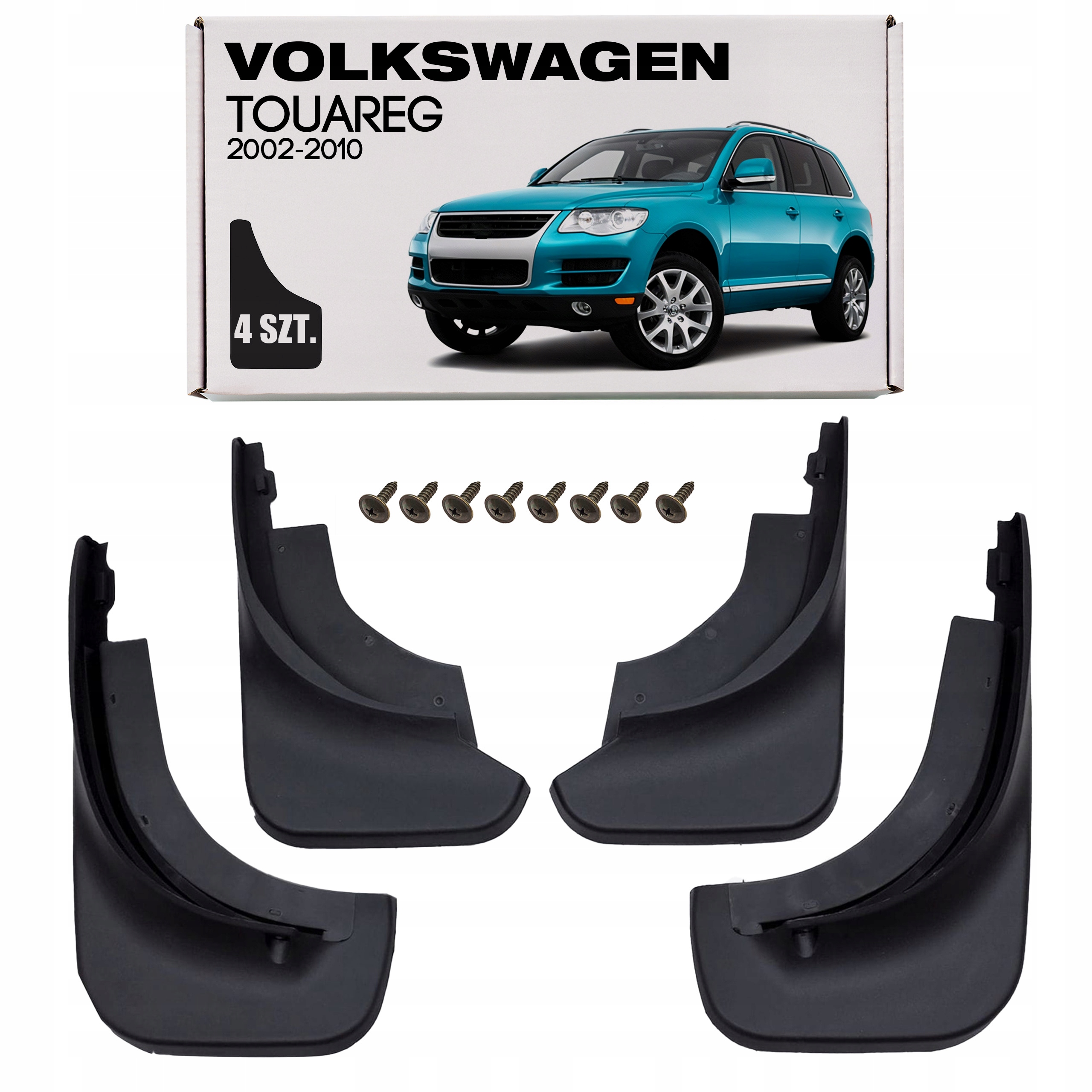 Volkswagen Touareg I 7L 2002-2010 Dedykowane Chlapacze Komplet
