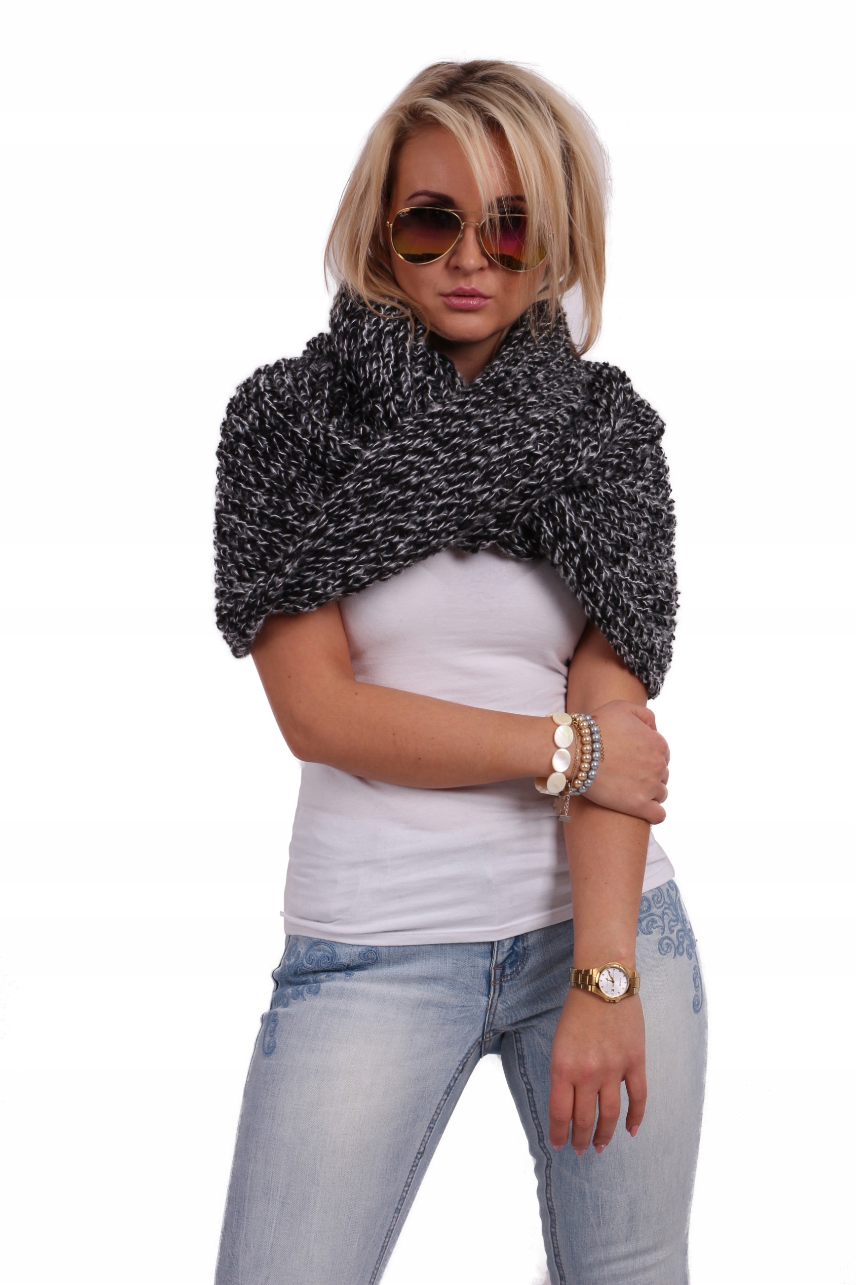 PASMANTEX WEŁNA SZAL KOMIN OTULACZ SZALIK