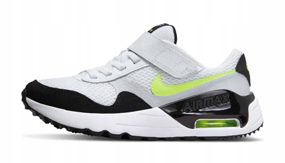 r.31,5 Nike Air Max Systm (ps) buty dziecięce na rzep białe sneakersy modne
