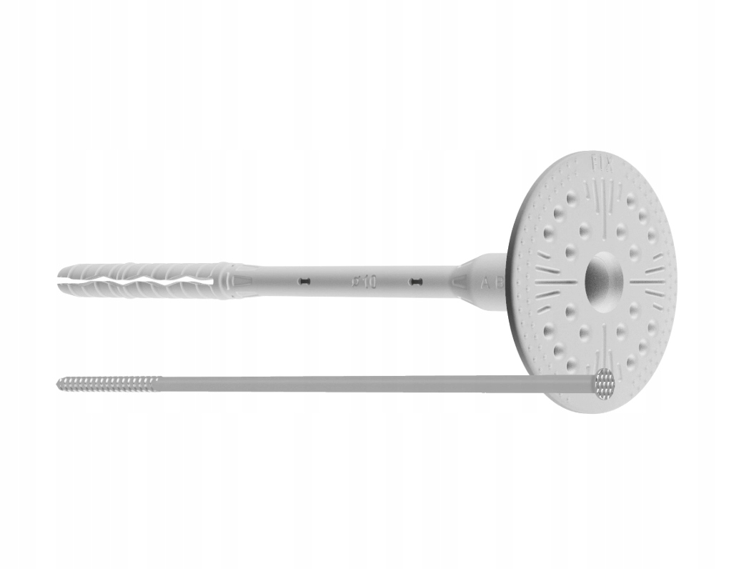 Kolíky Spojky pro polystyren ø10 – Spojka Fix-s délka 300 mm 100ks/bal.