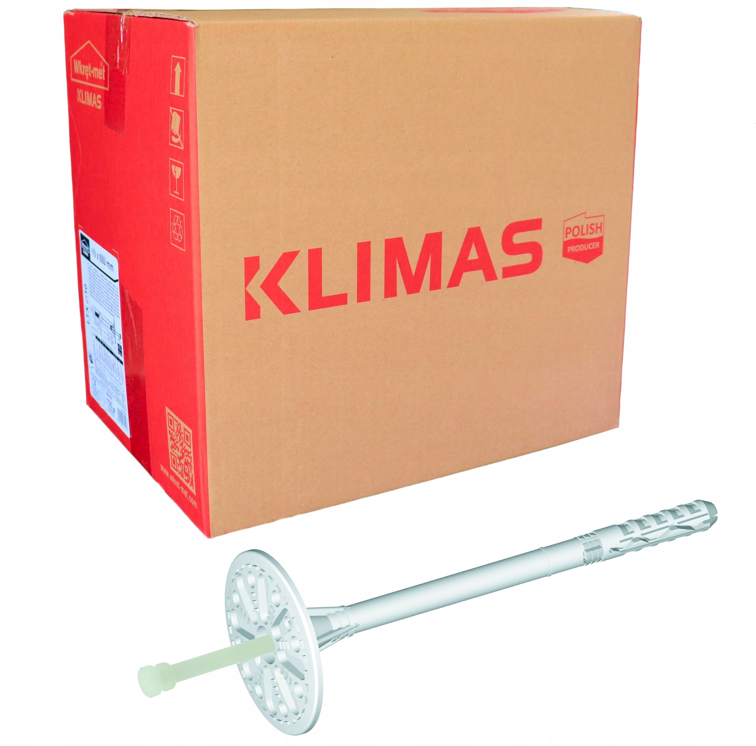 

Kołki Do Styropianu 18 cm łączniki izolacji 200szt