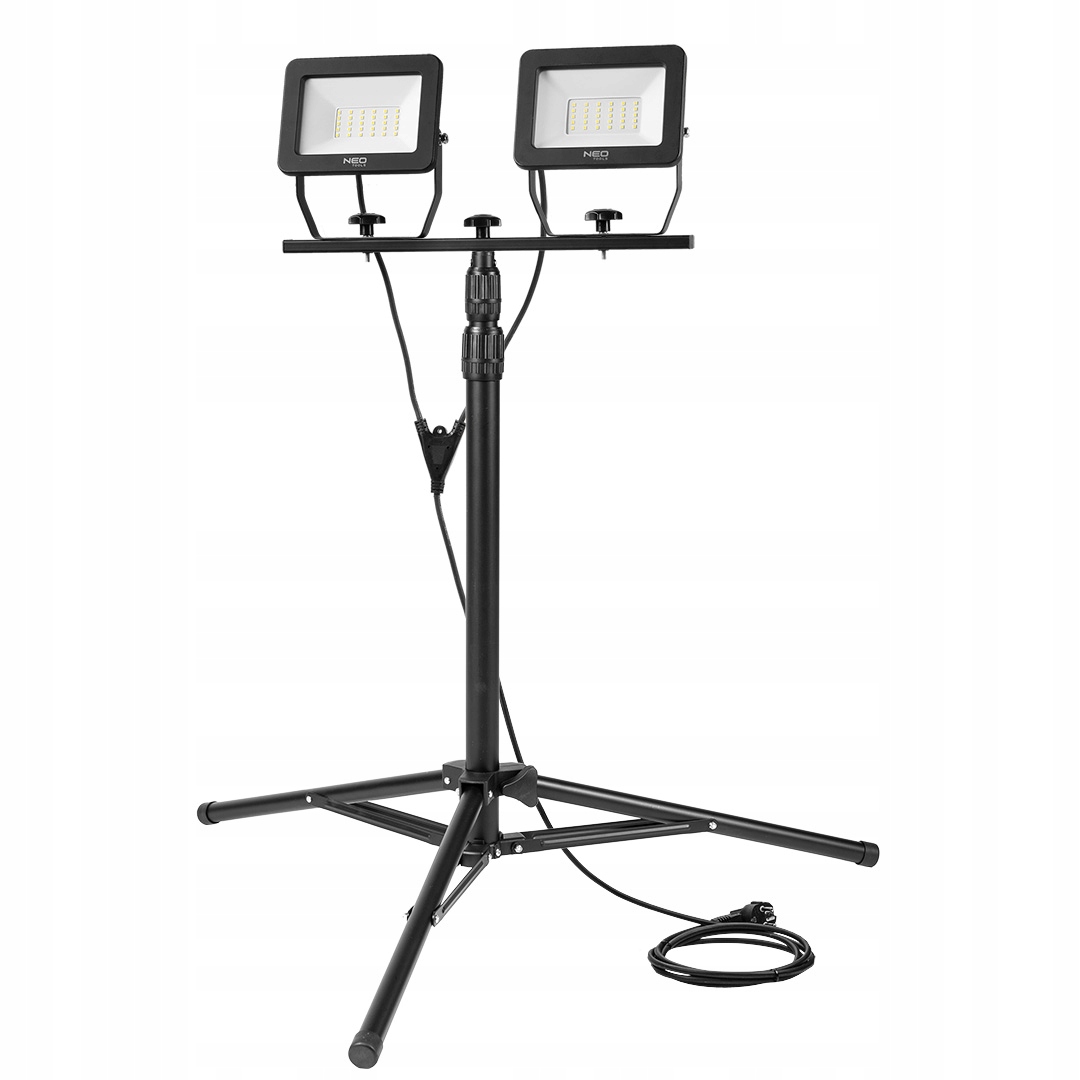 Dielenská lampa na statíve 2x 50W Led 9000lm 1.8m Neo 99-062