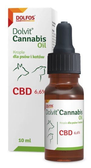 DOLFOS Dolvit Cannabis Oil CBD - olej konopny 10 ml