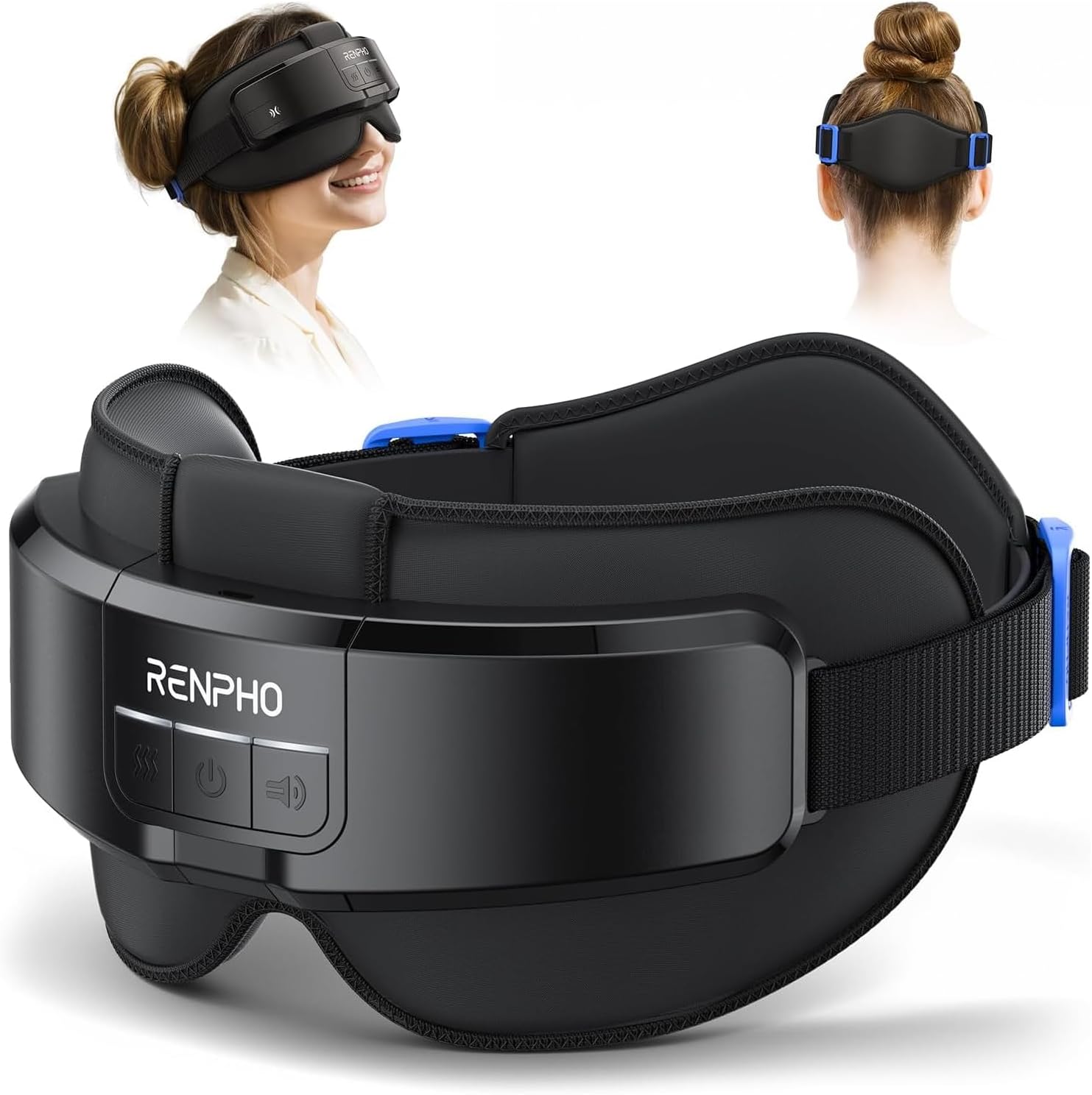 Renpho Eyeris Masc 2 w 1 masażer głowy i oczu z funkcją ogrzewania