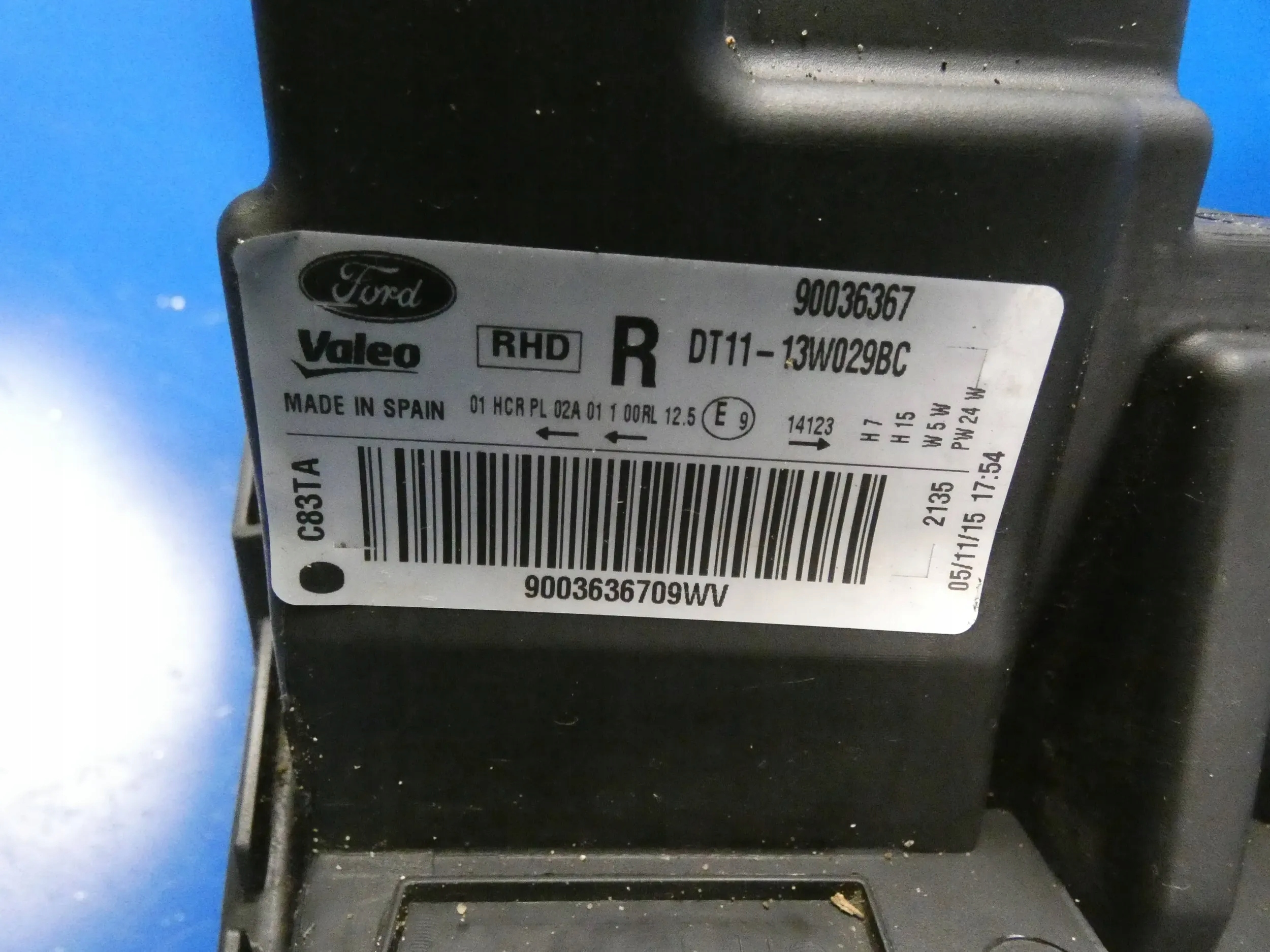 Ford Transit CONNECT TOURNEO light right front ANGLIK