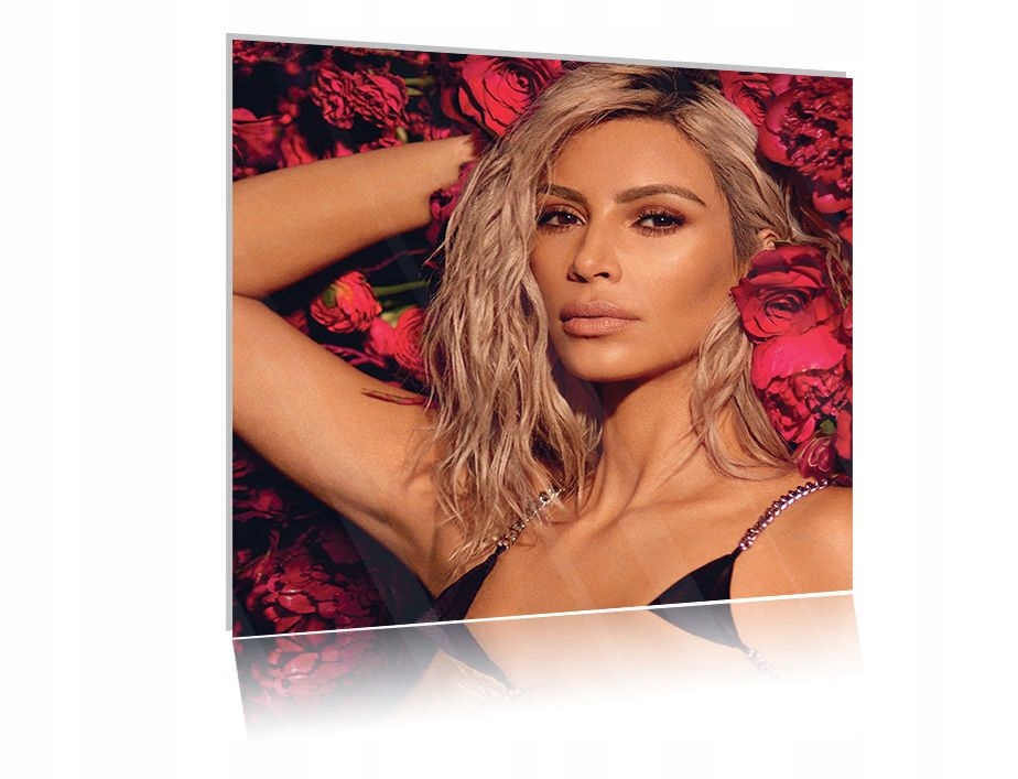 

Obraz szklany na szkle Kim Kardashian 02 30x30