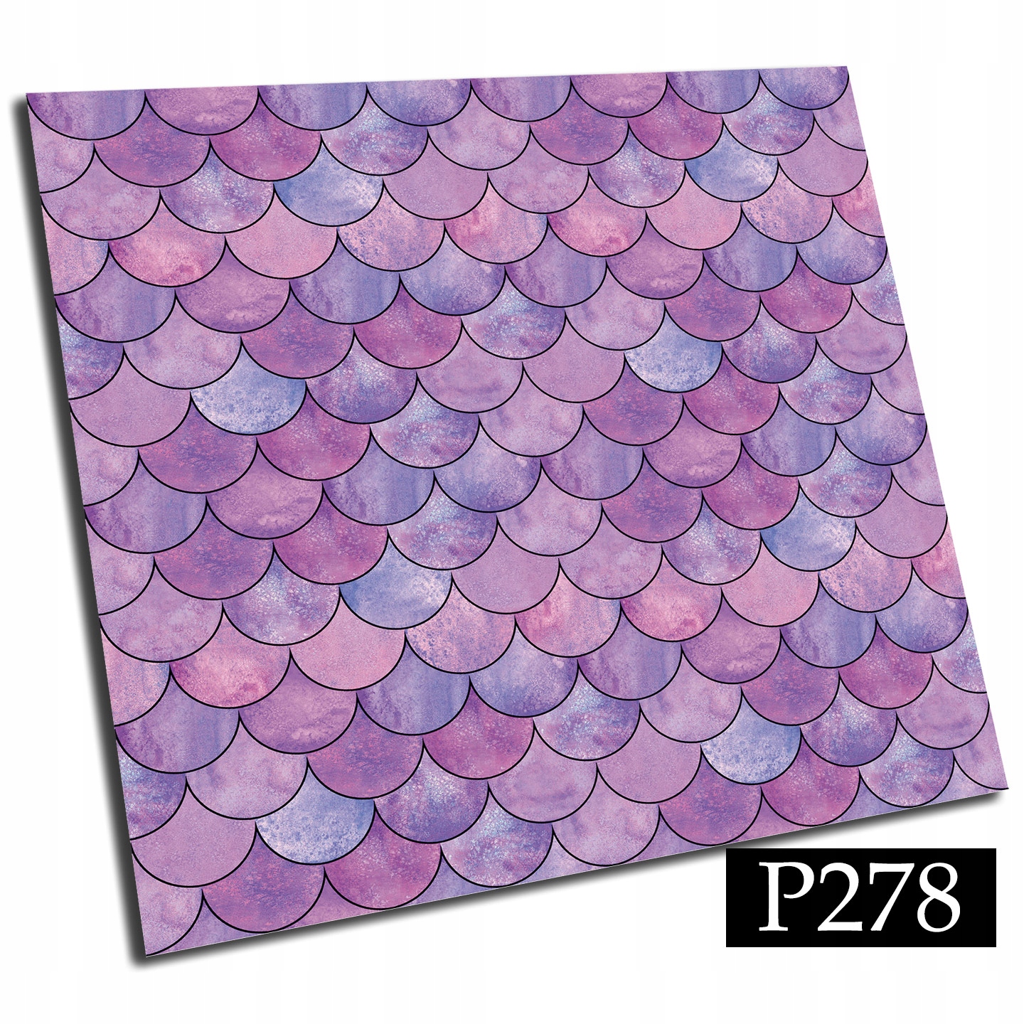 Kafelki PCV samoprzylepne 25cm Łuski Rybie Ryby