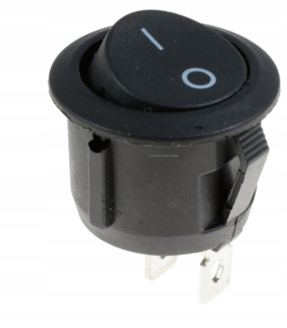 

Przełącznik kołyskowy KCD1 on-off 3A 250VAC czarny