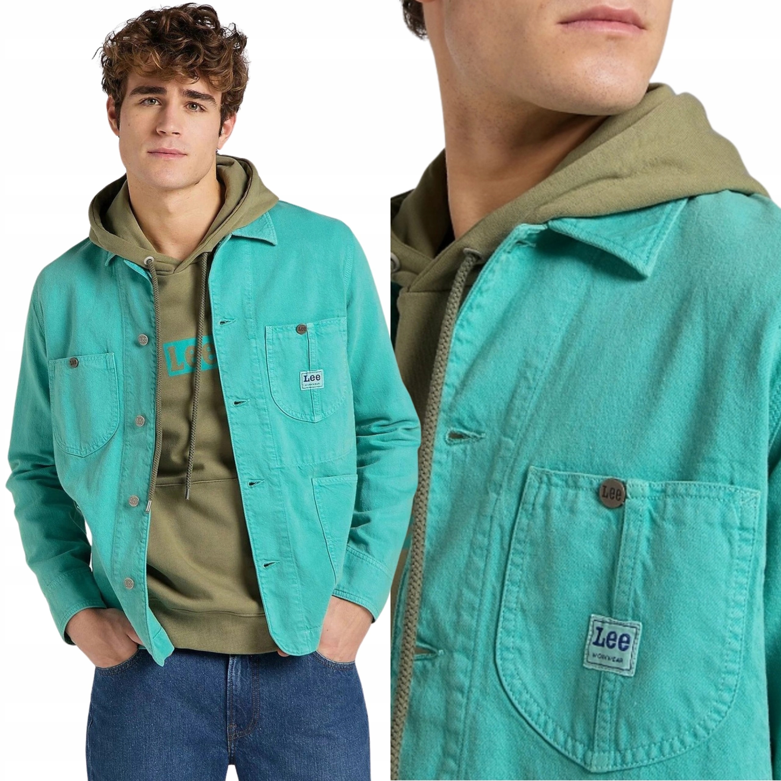 Lee bunda Blue džínová Loco Jacket L