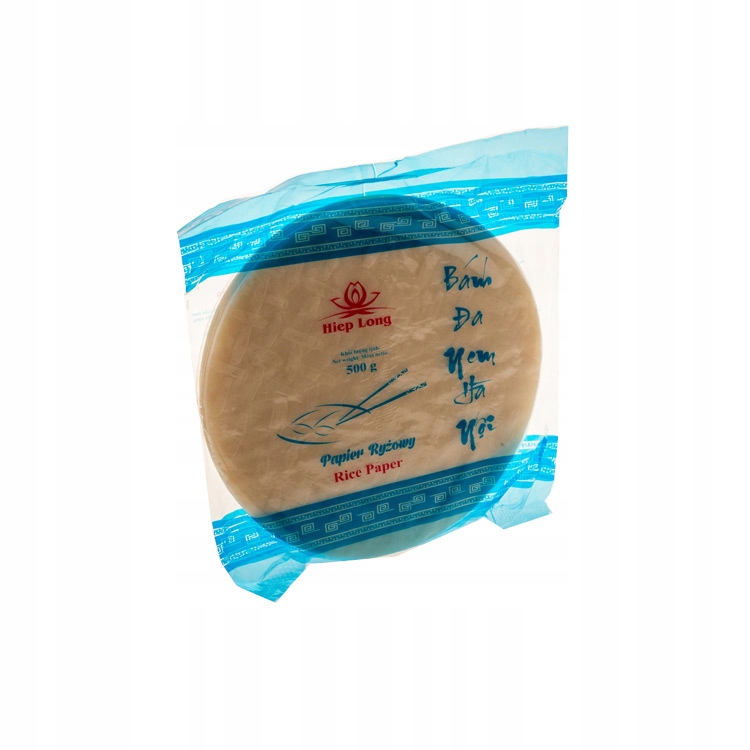 

Papier ryżowy okrągły 500g -22cm Hiep Long-sajgonk