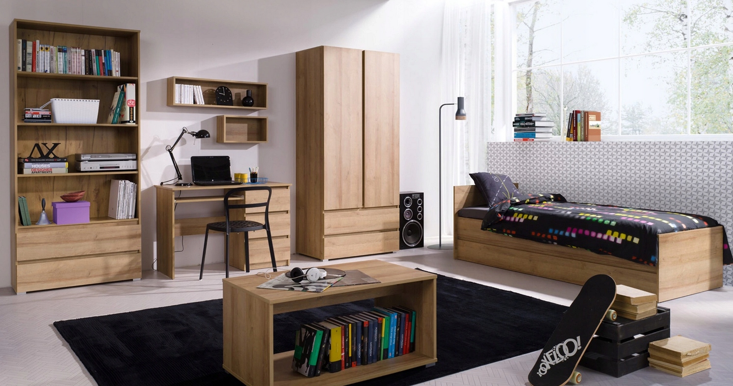 24H !!! Meble młodzież COSMO 3 dąb sonoma biały