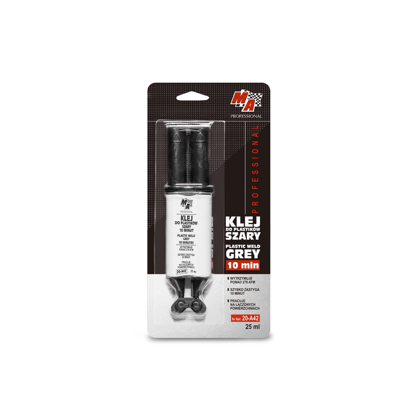 

Klej do Plastików Moje Auto Pro Szary 10 min 25ml