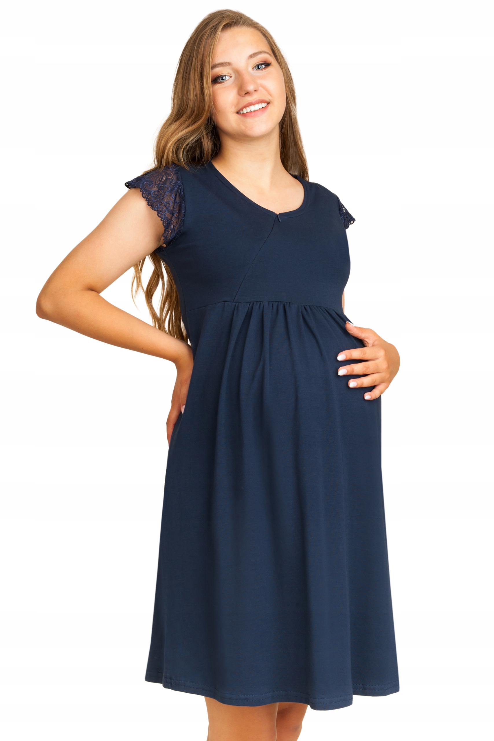 Koszula nocna ciążowa i do karmienia KORONKA S/M EAN (GTIN) 5904035001399