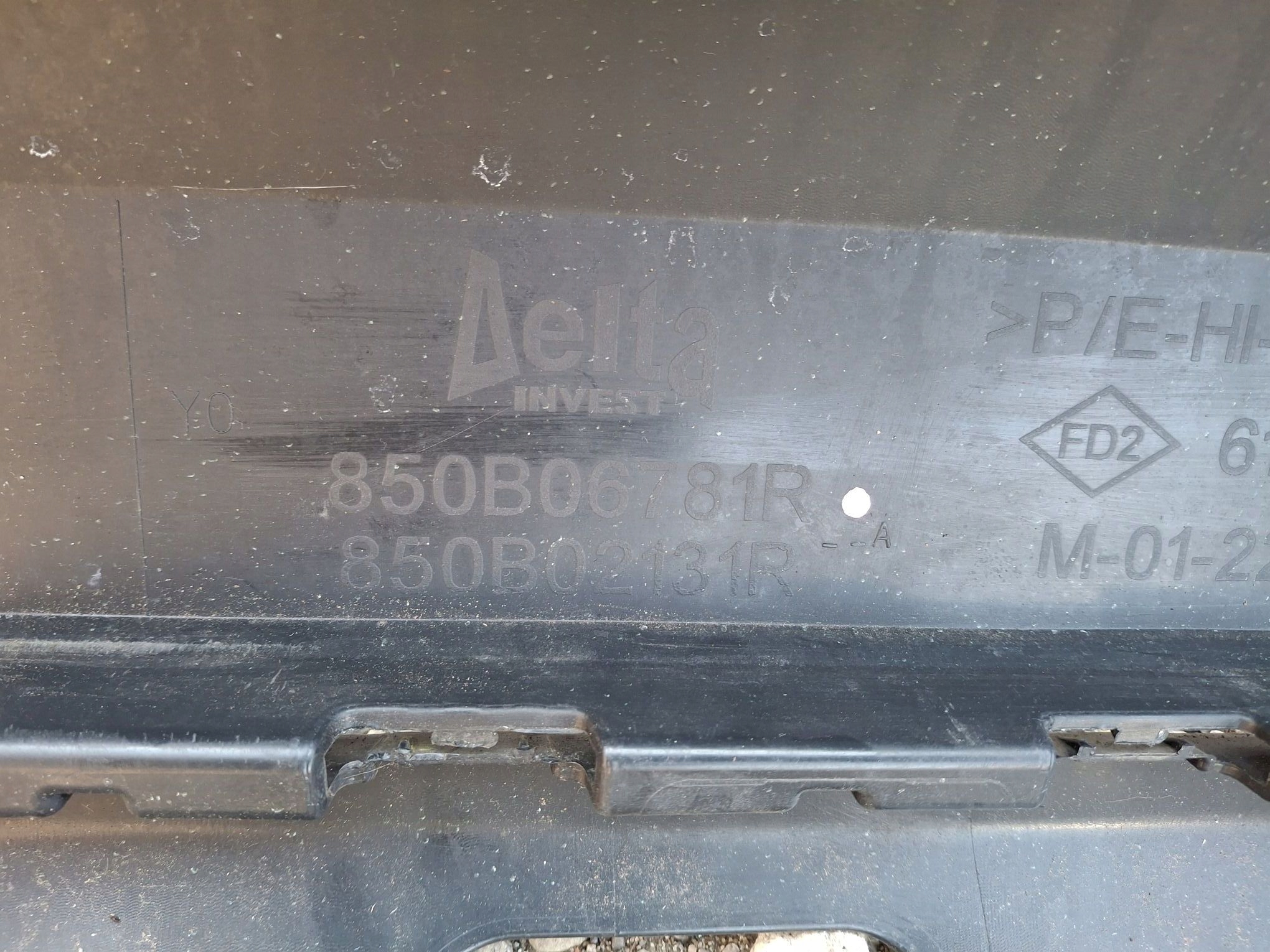 bumper rear DACIA BIGSTER 2025R->