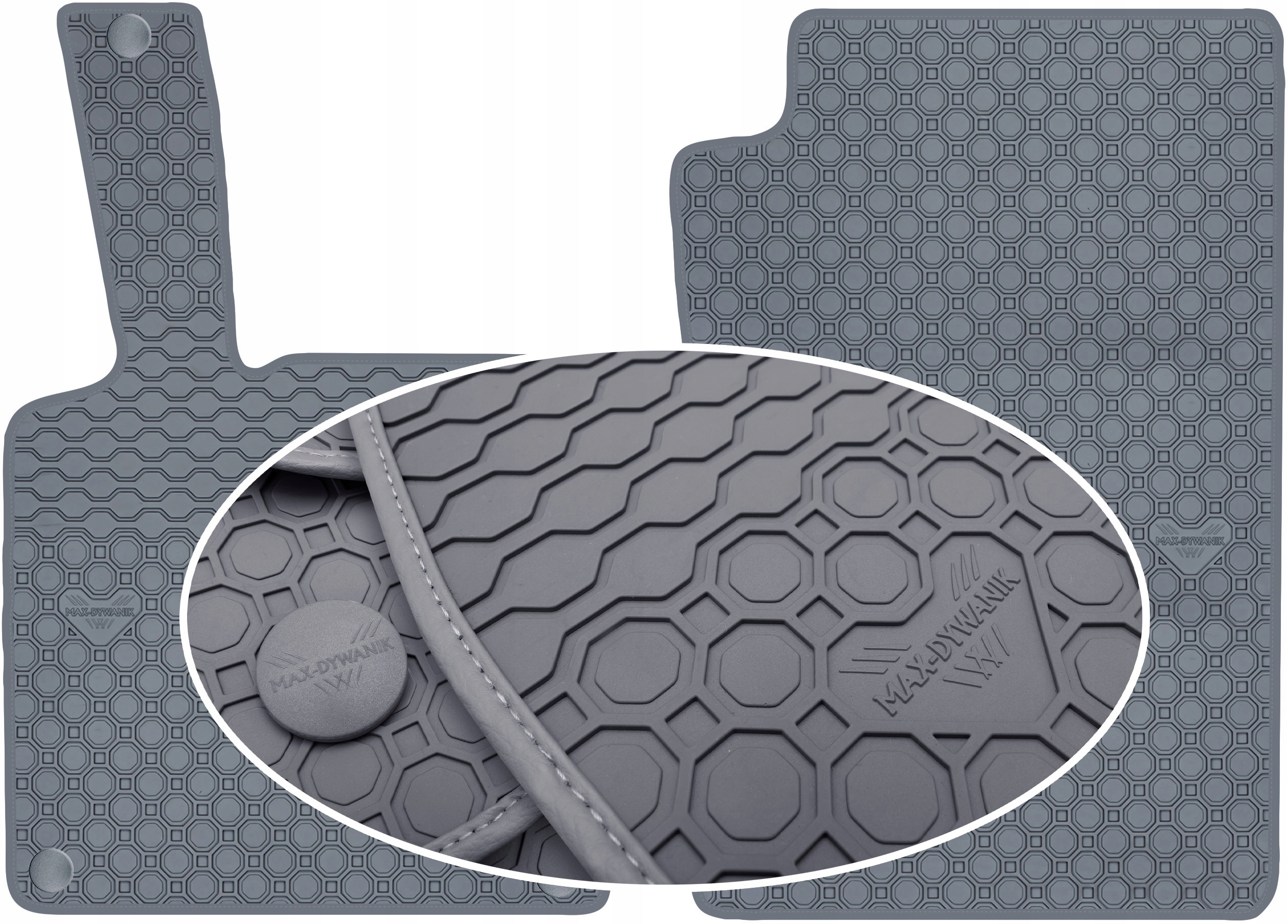 Smart Fortwo II 2007-2013 Koberce Šedé