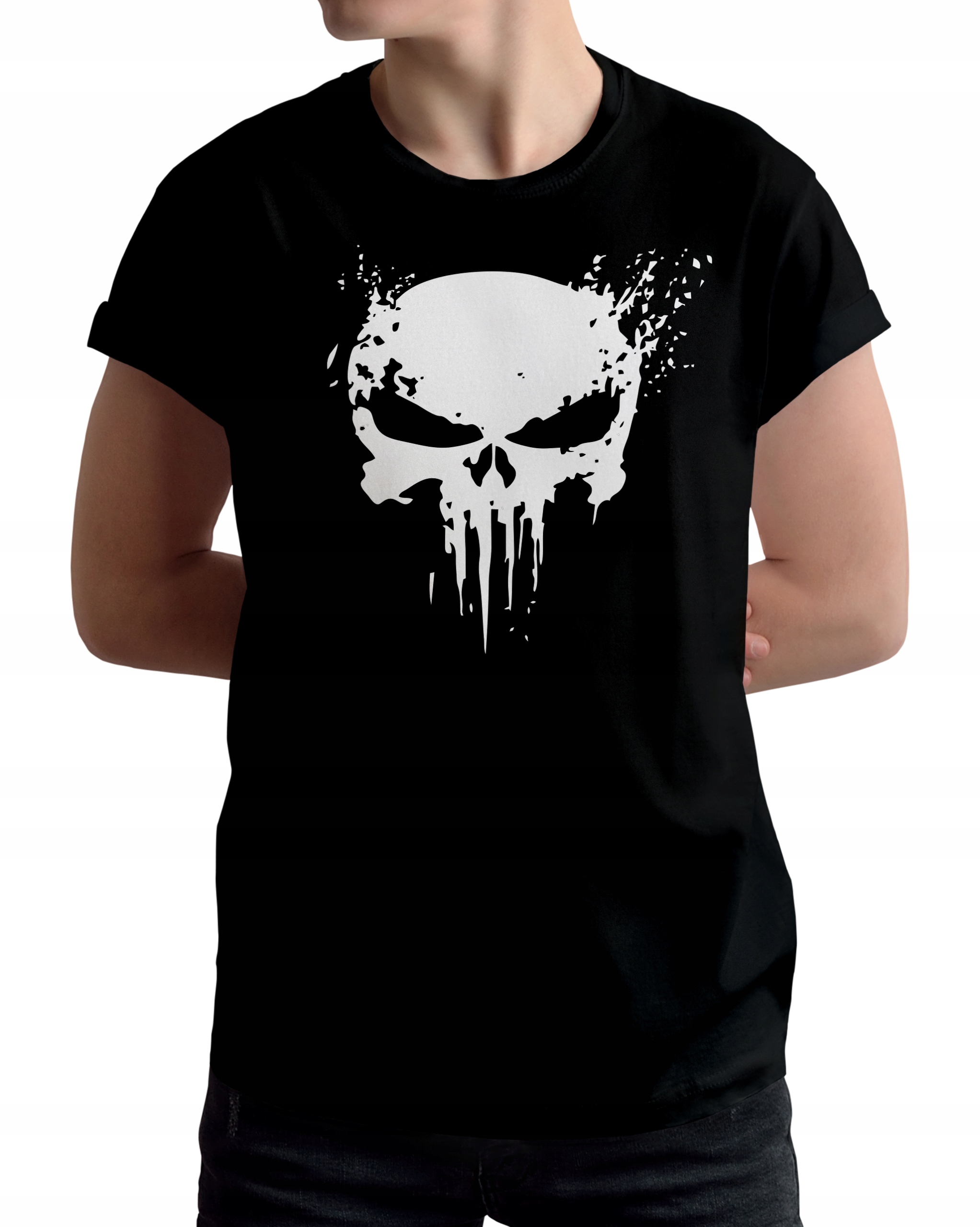 

Koszulka męska Punisher czacha t-shirt czarny 5XL
