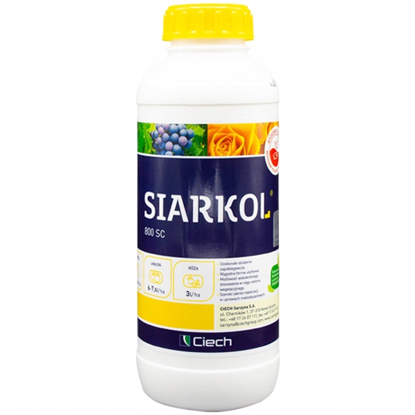 

Siarkol 800 Sc Grzybobójczy Na Jabłoń Winorośl 1L