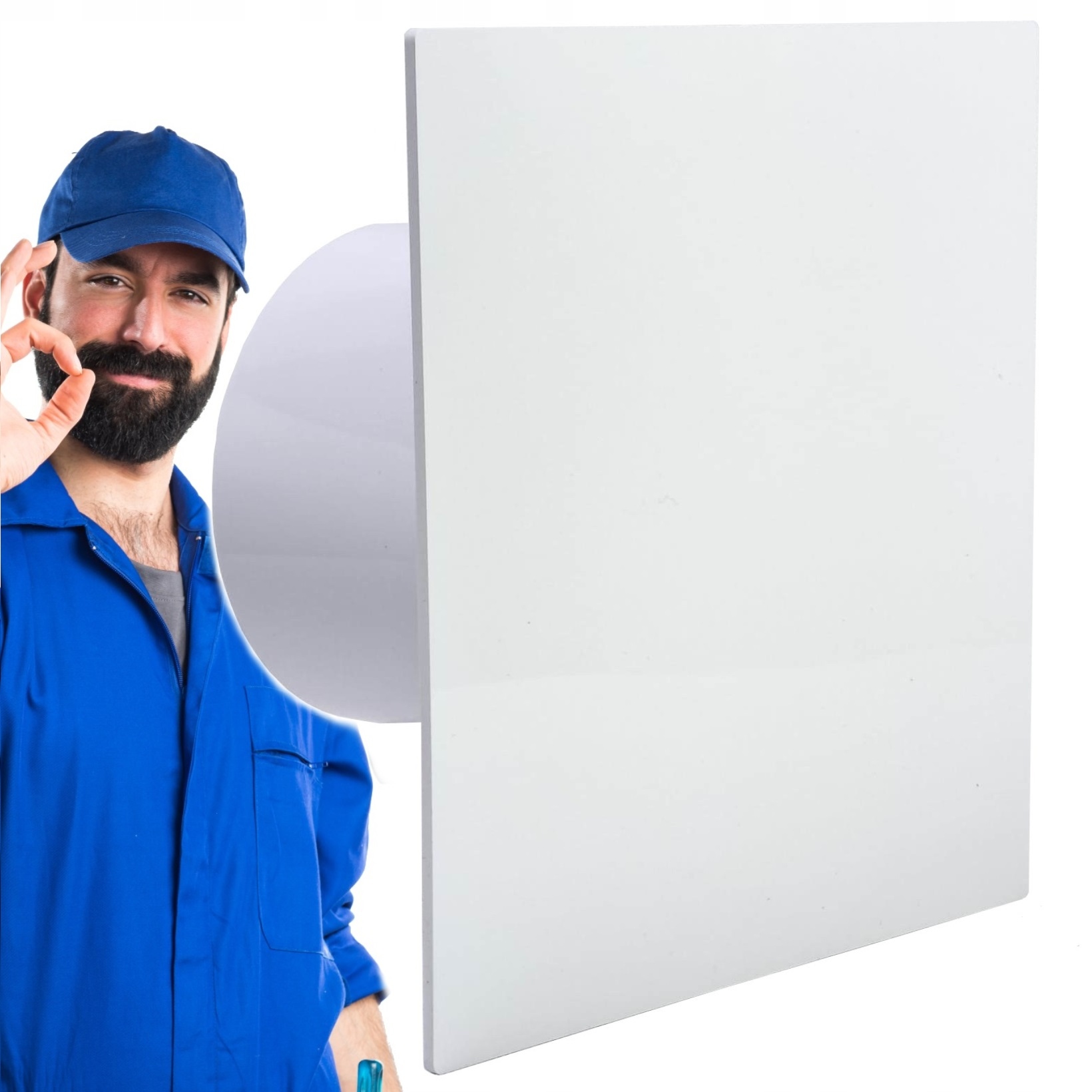 

Wentylator Łazienkowy 100 Cichy Panel Biały Połysk