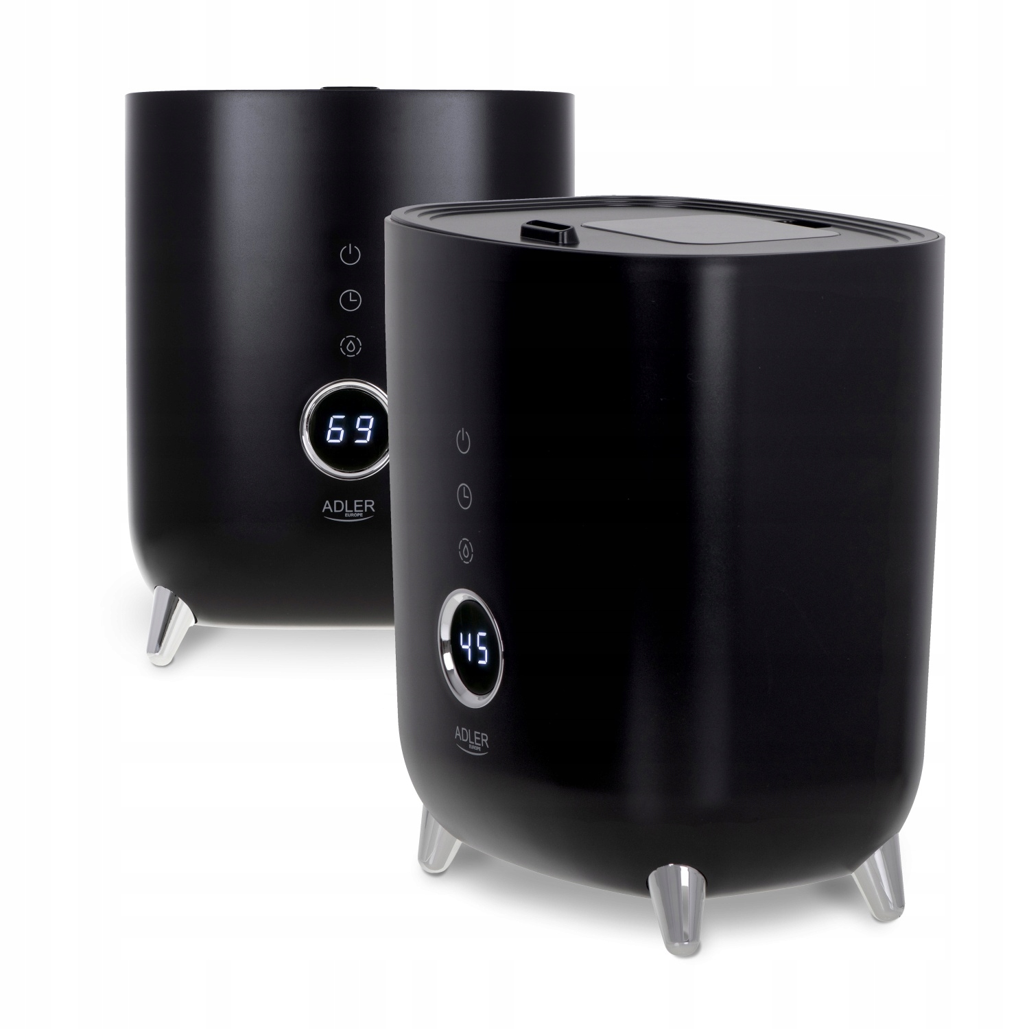 Ultrazvukový Led Zvlhčovač Vzduchu Aromaterapie Difuzér Černý Ad 7972