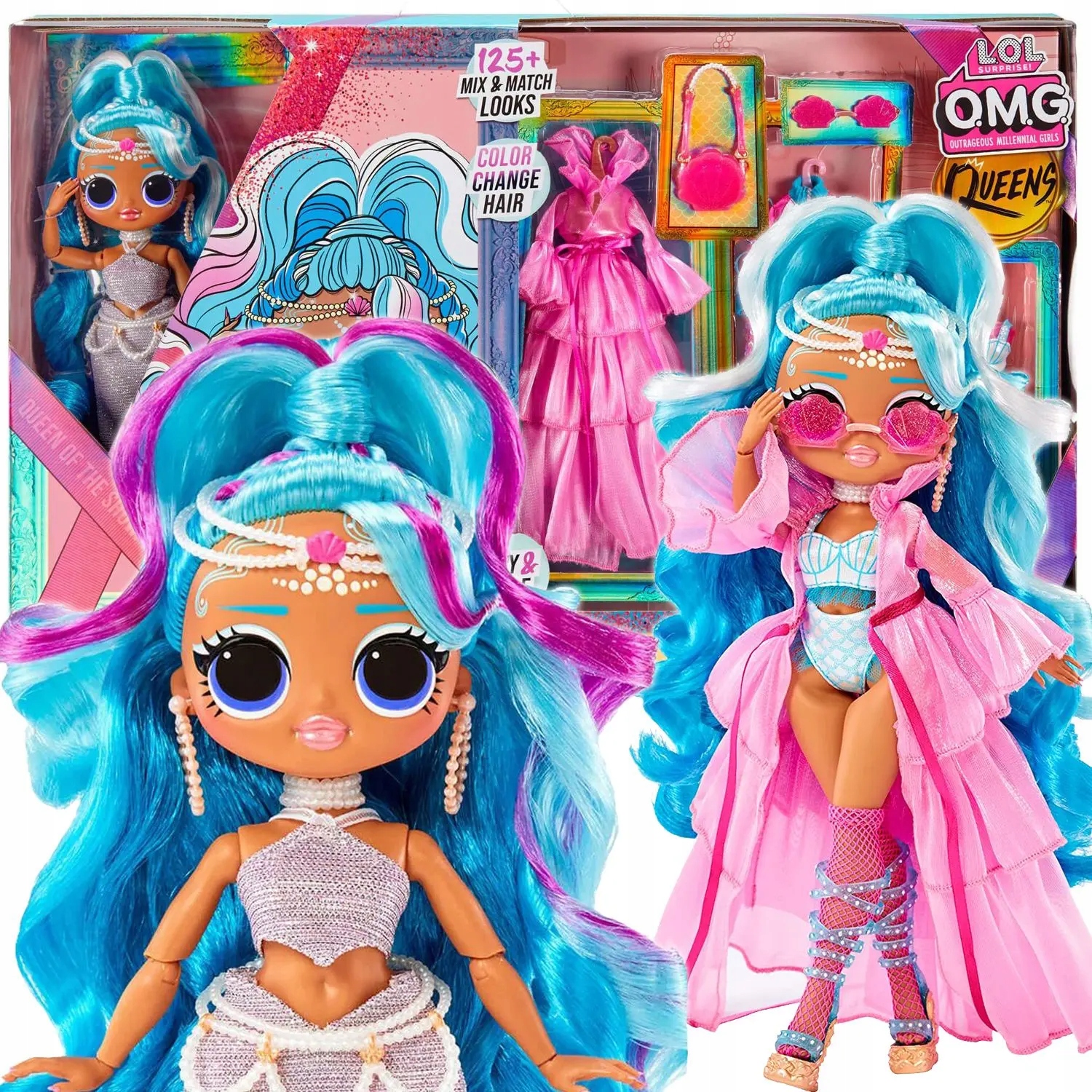 LOL SURPRISE! QUEENS LALKA SPLASH BEAUTY 579939 Kod producenta 579939