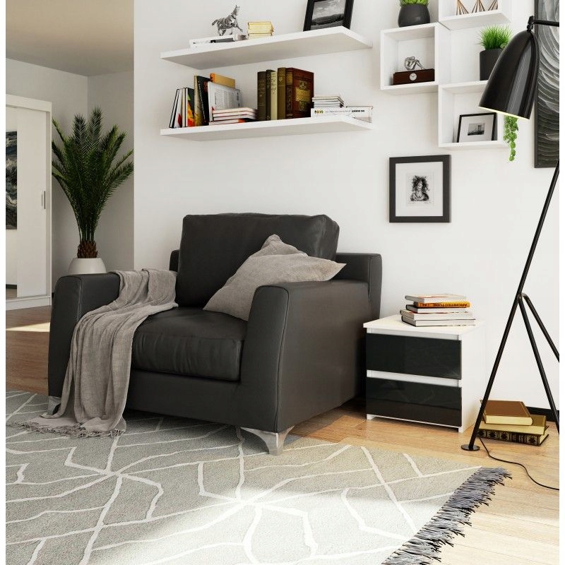 SZAFKA NOCNA STOLIK NOCNY 40x35x40cm WYSOKI POŁYSK komoda szafka szuflady Marka inna